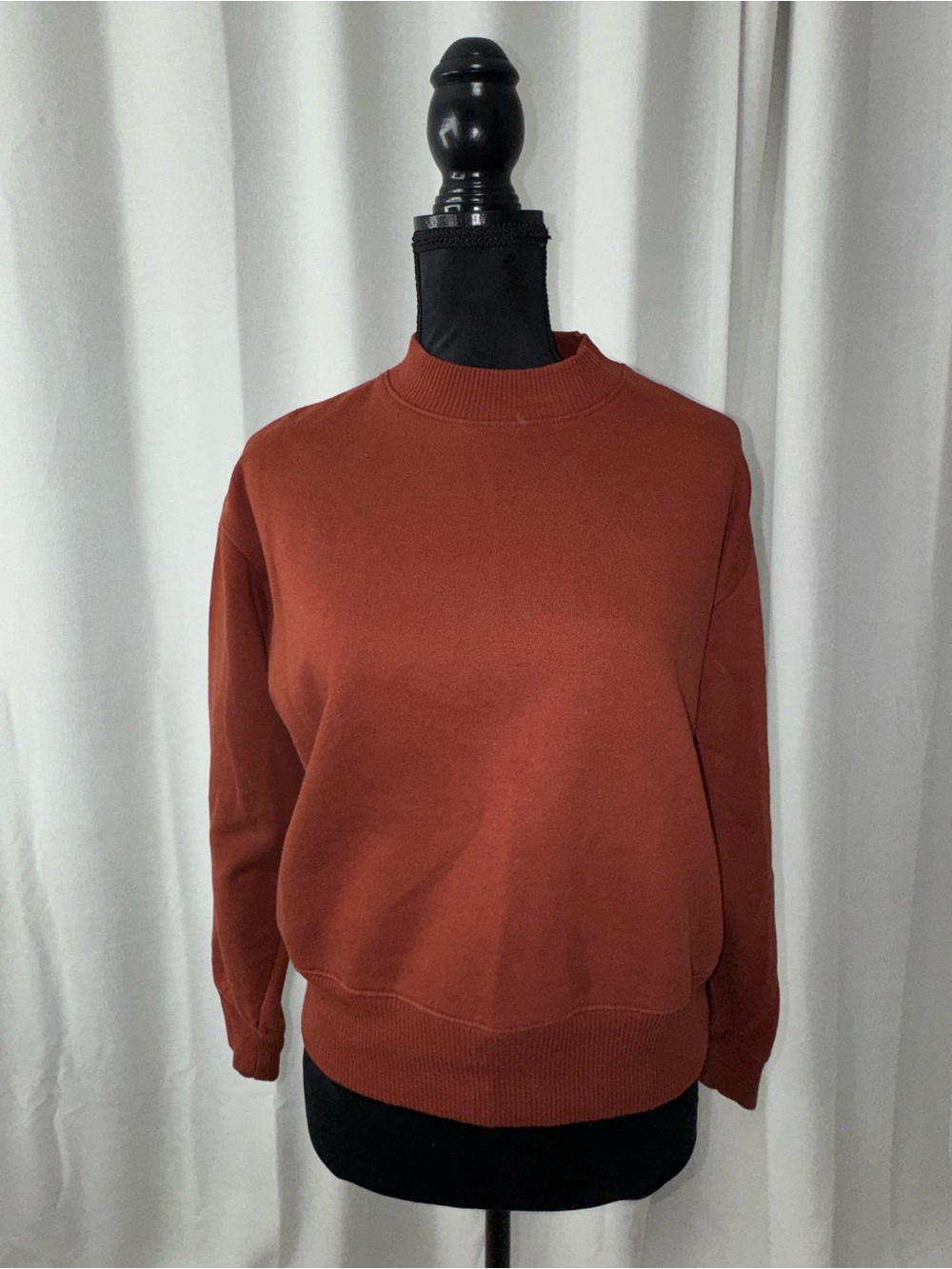 a new day Rust Crewneck Sweatshirt - Women's